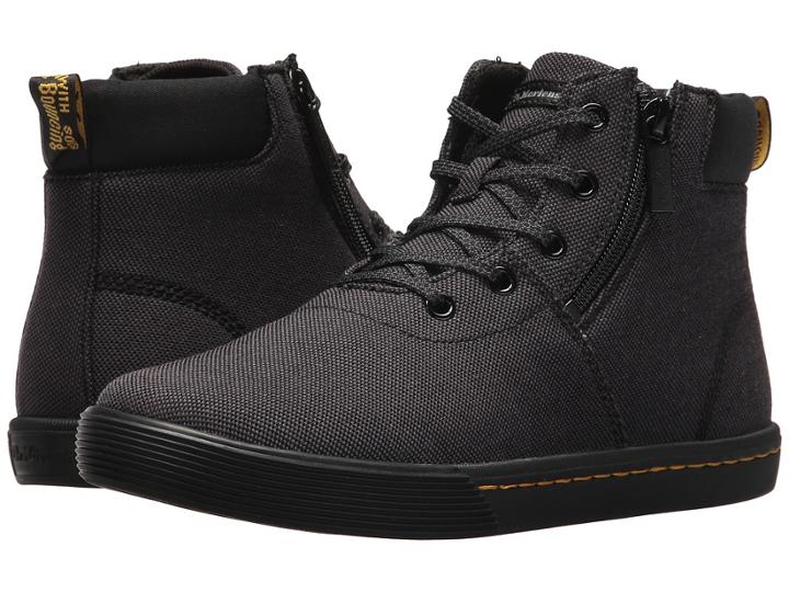 Dr. Martens Maegley (black Woven Textile/fine Canvas/t Lamper) Women's Boots