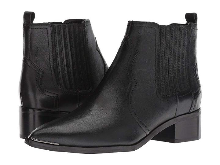 Marc Fisher Ltd Yohani Bootie (black Leather) Women's Shoes