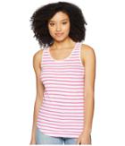 Joules Bo Tank Top (bright Pink Stripe) Women's Sleeveless