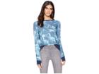 Dakine Molokai Zip Crew (blue Stone Wash) Women's Sweatshirt