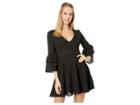 Bb Dakota Always Classy Ruffle Sleeve Dress (black) Women's Dress