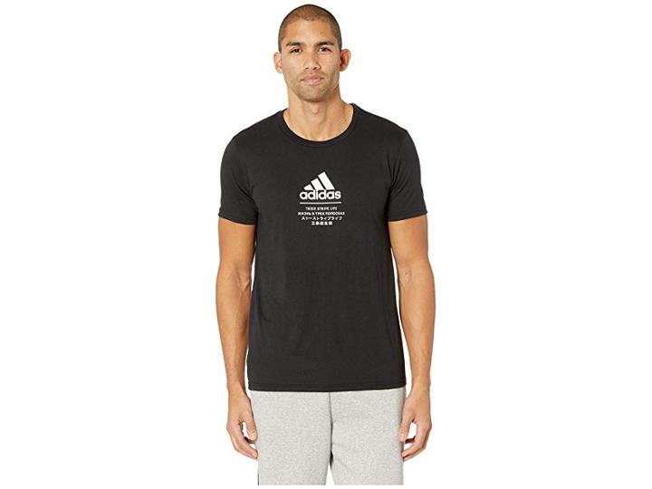 Adidas Badge Of Sport International Tee (black 1) Men's T Shirt