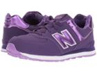 New Balance Kids Kl574v1 (big Kid) (purple/lilac) Girls Shoes