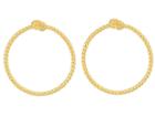 Kate Spade New York Sailor's Knot Door Knocker Hoops Earrings (gold) Earring
