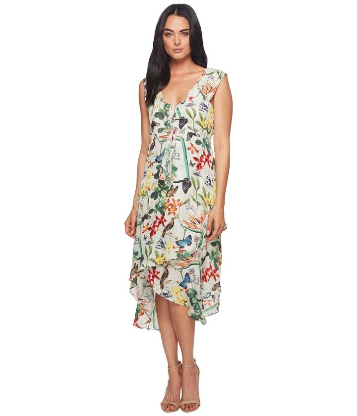 Nicole Miller High-low Ruffle Dress (multicolored) Women's Dress