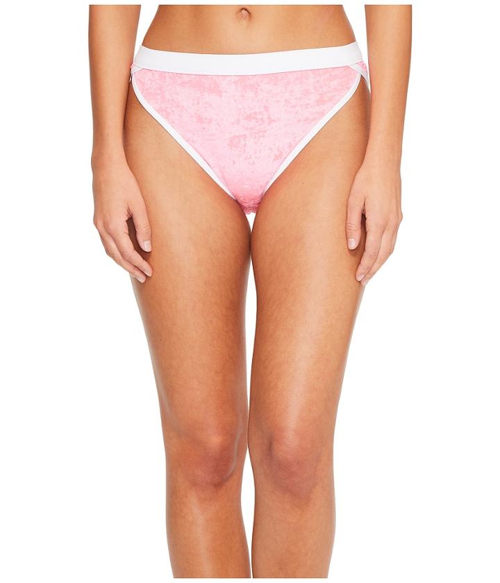 Sports Illustrated Juice Is Loose High Leg Dolphin Bottom (bubble Gum) Women's Swimwear