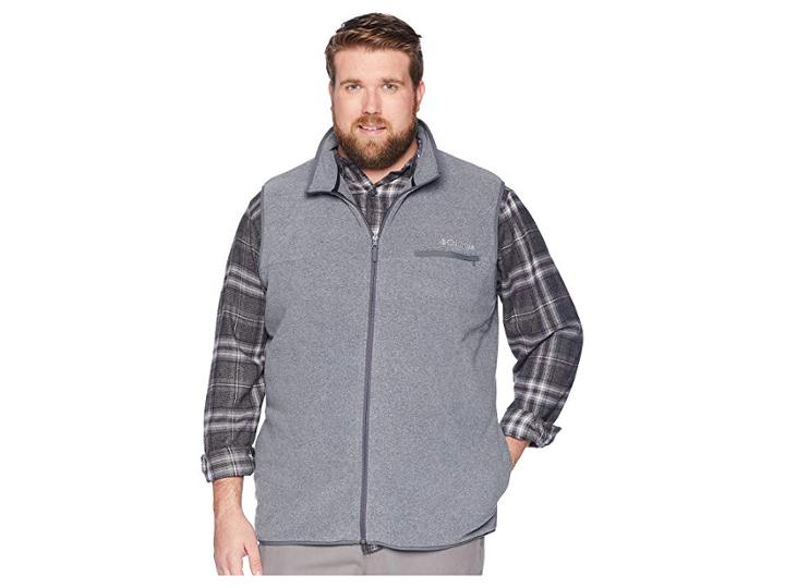 Columbia Big Tall Mountain Cresttm Vest (graphite Heather) Men's Vest