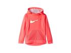 Nike Kids Therma Tunic Hoodie (little Kids) (racer Pink) Girl's Sweatshirt
