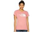 The North Face Short Sleeve 1/2 Dome Pigment Crew Tee (faded Rose/tnf White) Women's T Shirt