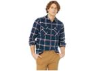 Rip Curl Coffin Flannel Shirt (navy) Men's Clothing