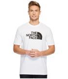 The North Face Short Sleeve 1/2 Dome Tee (tnf White/tnf Black) Men's T Shirt