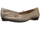 Clarks Candra Light (champagne Metallic Leather) Women's  Shoes