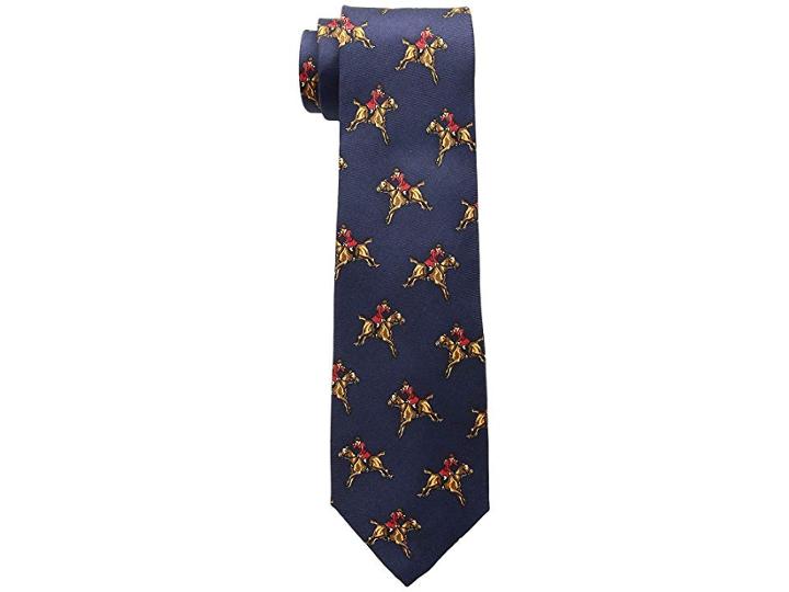 Lauren Ralph Lauren Equestrian Print Tie (navy) Ties