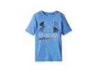 Under Armour Kids Big Logo Hybrid 2.0 Short Sleeve Tee (big Kids) (ultra Blue/white 1) Boy's Clothing