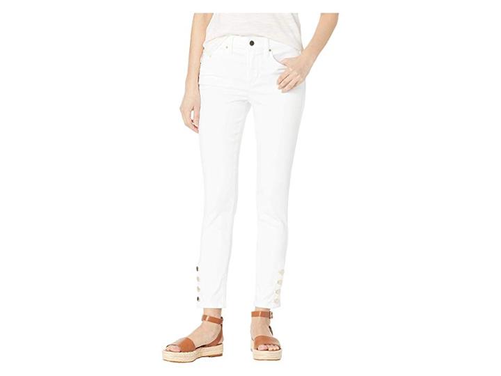 Nicole Miller New York Soho High-rise Ankle Skinny (white) Women's Jeans