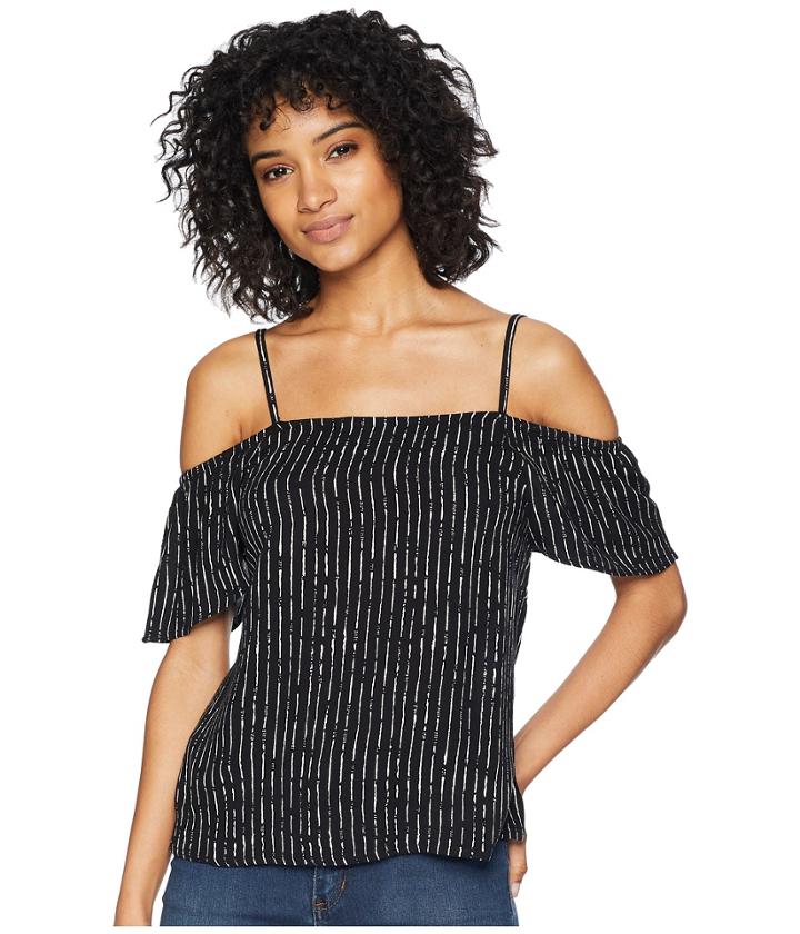 Billabong Summer Nights Woven Top (black) Women's Clothing