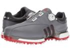 Adidas Golf Tour360 Eqt Boa (grey Four/utility Black/scarlet) Men's Golf Shoes