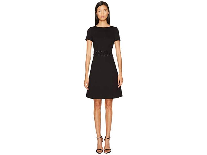 Escada Sport Dacorda Braided Waist Dress (black) Women's Dress