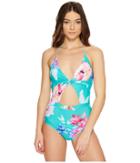 6 Shore Road By Pooja Divine One-piece (greenlake Floral) Women's Swimsuits One Piece