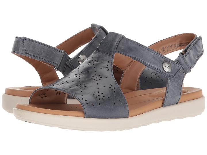 Clarks Un Reisel Mae (navy Leather) Women's Shoes