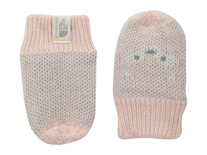 The North Face Kids Friendly Faces Mitt (infant) (purdy Pink) Extreme Cold Weather Gloves