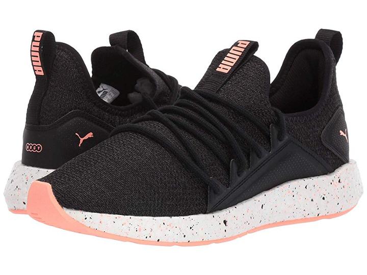 Puma Nrgy Neko Knit Speckle (puma White/puma Black) Women's Shoes
