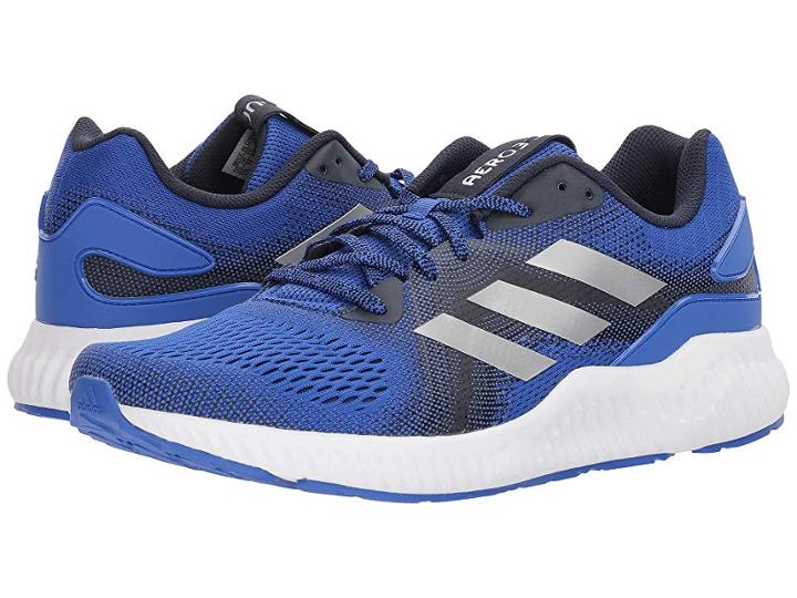 Adidas Running Aerobounce (hi-res Blue/silver Metallic/collegiate Navy) Men's Running Shoes