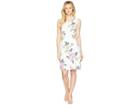 Joules Ava Sleeveless Seamed Dress (cream Chinoise) Women's Dress