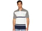 Fred Perry Multi Stripe Pique Shirt (mid Grey) Men's Clothing