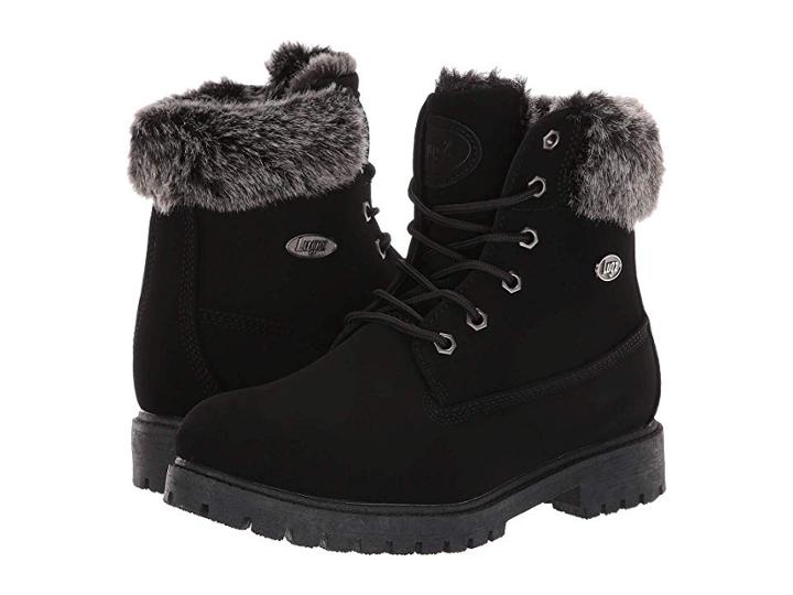 Lugz Rucker Hi Fur (black) Women's Boots