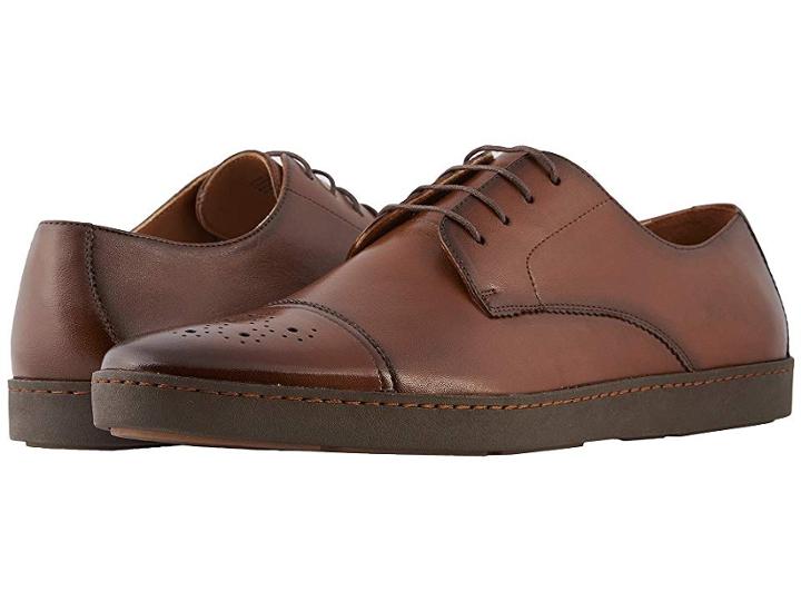 Stacy Adams Travers Cap Toe Sneaker (cognac Smooth) Men's Shoes