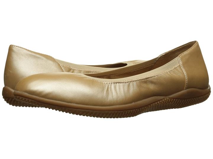 Softwalk Hampshire (gold Wash) Women's Flat Shoes