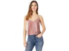 Jack By Bb Dakota Touch Of Velvet Pleated Double Layer Top (rogue Pink) Women's Clothing