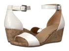 Naturalizer Cami (white Leather) Women's Wedge Shoes