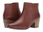 Clarks Maypearl Tulsa (dark Tan Leather) Women's  Boots