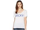 Lucky Brand Lucky Tee (lucky White) Women's T Shirt