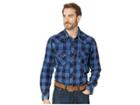 Rock And Roll Cowboy Long Sleeve Snap B2s7001 (indigo) Men's Clothing