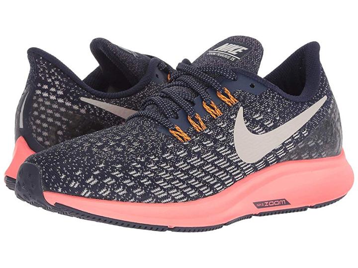 Nike Air Zoom Pegasus 35 (blackened Blue/moon Particle) Women's Running Shoes