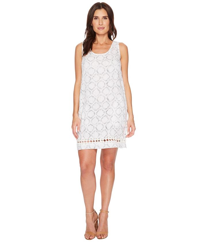 Lilla P Pocket Shift (black Print) Women's Dress