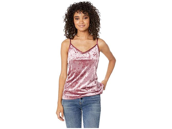 Roxy You Are Pretty Velvet Tank Top (oxblood Red) Women's Sleeveless