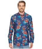 Tommy Bahama Aster Park Woven Shirt (ocean Deep) Men's Clothing