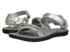 Olukai Kids Luana (toddler/little Kid/big Kid) (silver/pale Grey) Girls Shoes