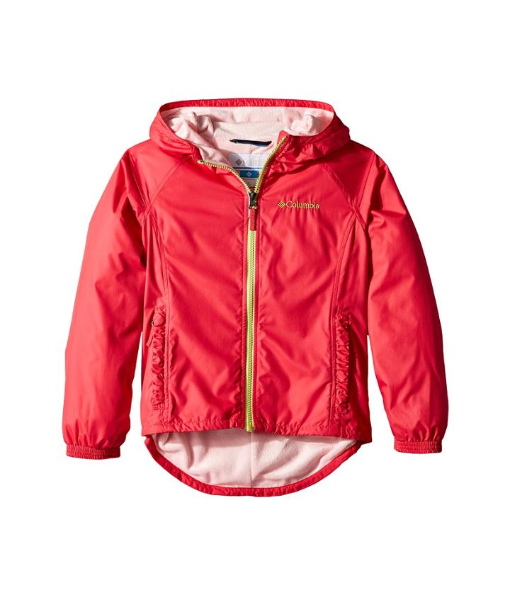 Columbia Kids Ethan Pondtm Jacket (little Kids/big Kids) (punch Pink/cherry Blossom) Girl's Coat
