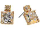 Kate Spade New York Flying Colors Delicate Drop Earrings (gold Patina) Earring