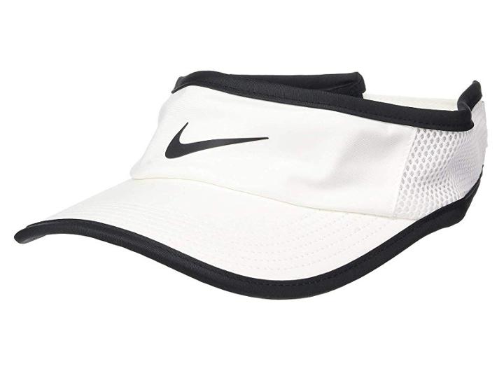Nike Aerobill Featherlight Visor (white/black/black) Baseball Caps