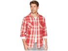 Rvca Wasted Flannel (garnet) Men's Clothing