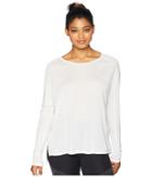 Reebok Training Supply Long Sleeve Tee (white) Women's T Shirt