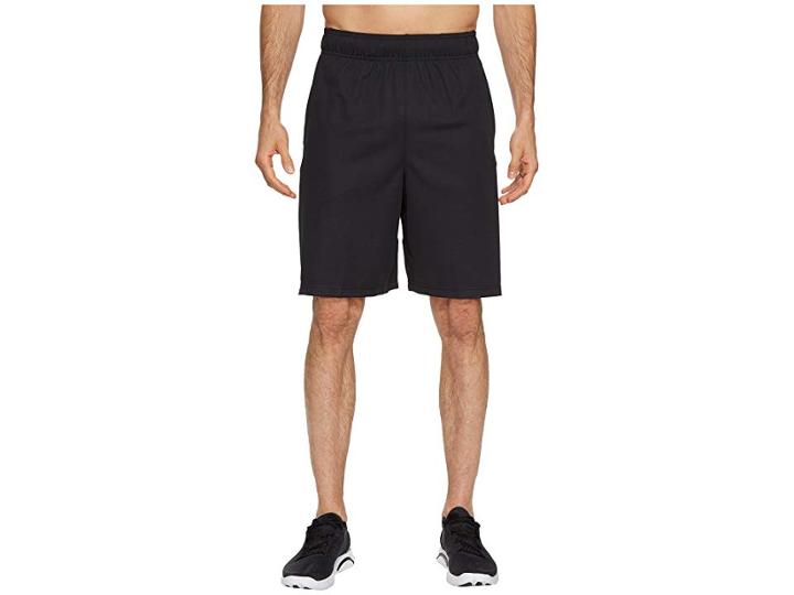 Under Armour Ua Select 9 Shorts (black/black/metallic Victory Gold) Men's Shorts