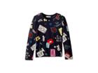 Dolce & Gabbana Kids Love T-shirt (toddler/little Kids) (dark Blue) Girl's T Shirt