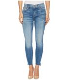 7 For All Mankind The High-waist Ankle Skinny W/ Step Hem In Fillmore (fillmore) Women's Jeans